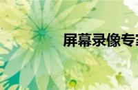 屏幕录像专家2012注册机