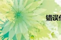 错误代码619