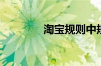 淘宝规则中规定的违规行为